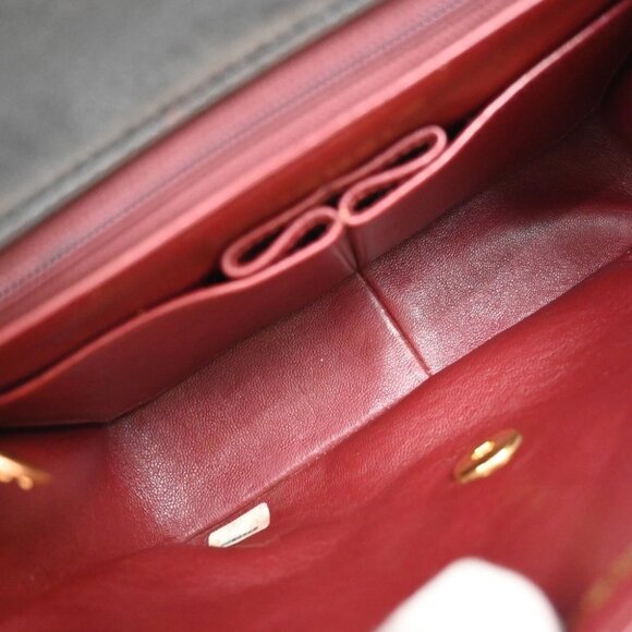 CHANEL CC Logo Mini Matelasse Chain Shoulder Bag Leather Black Vintage 836RF591 - Picture 9 of 15